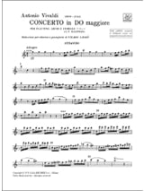 Concerto en Do Maj. - F. 6 n° 4 - Ottavino piano - VIVALDI - Partition